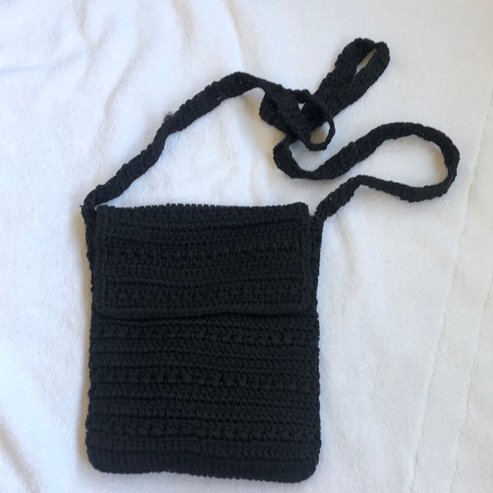 Knitted crossbody bag